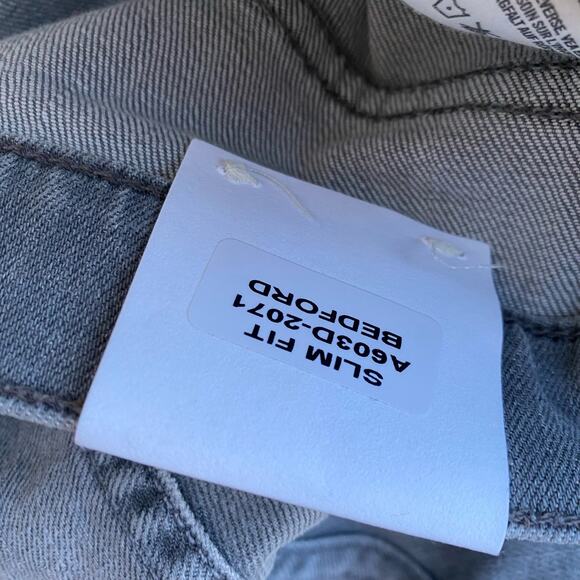 New Agolde Los Angeles Premium Bedford Men Slim Fit Distressed Jeans Size 30 - Picture 10 of 11